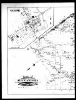 Plate 019 Left - Alexandria Township and Plessis, Jefferson County 1888